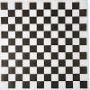 A1BakerySupplies Dry Waxed Deli Paper Sheets - Paper Liners for Plasic Food Basket (100, Black Checkered)