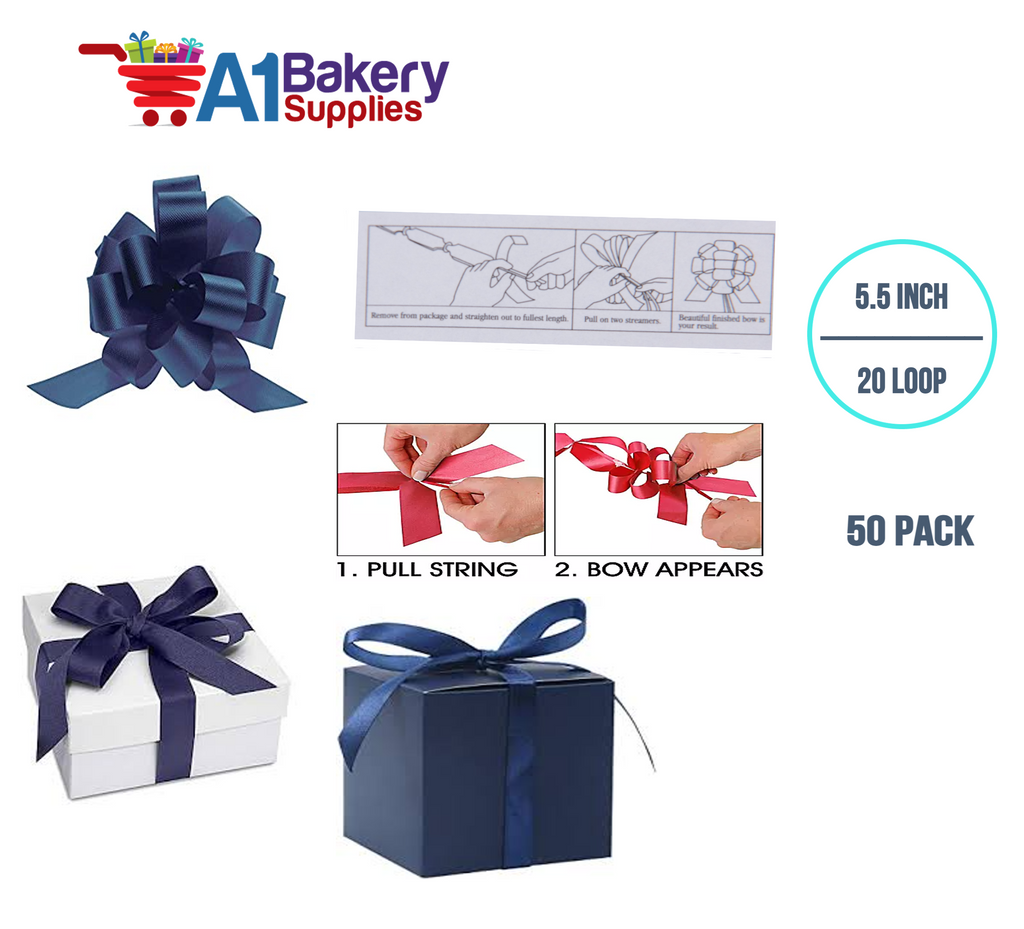 Navy gift outlet bows