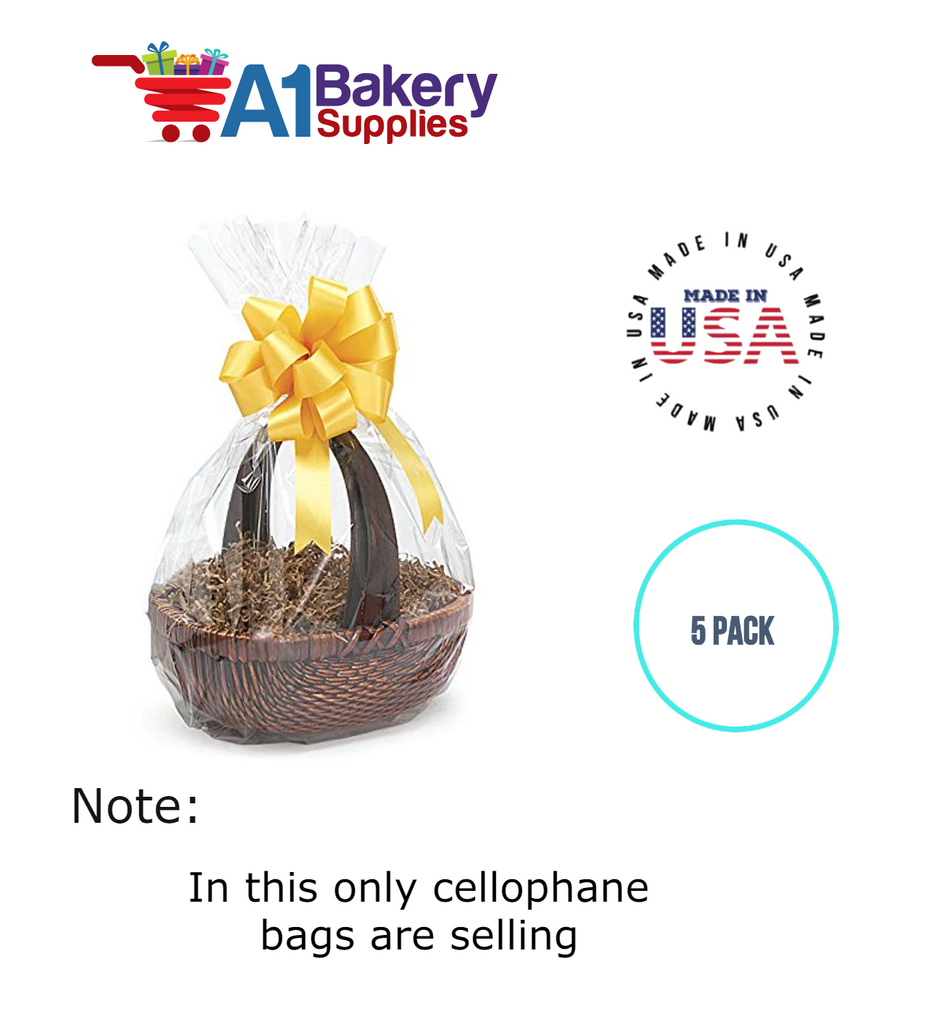 Gift Basket Bags, Cellophane Basket Bags