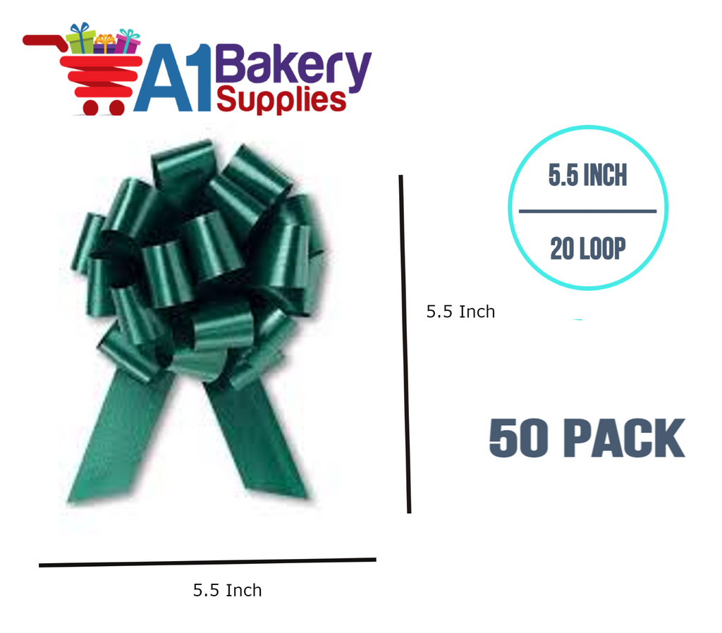 A1BakerySupplies 50 Pieces Pull Bow for Gift Wrapping Gift Bows Pull B