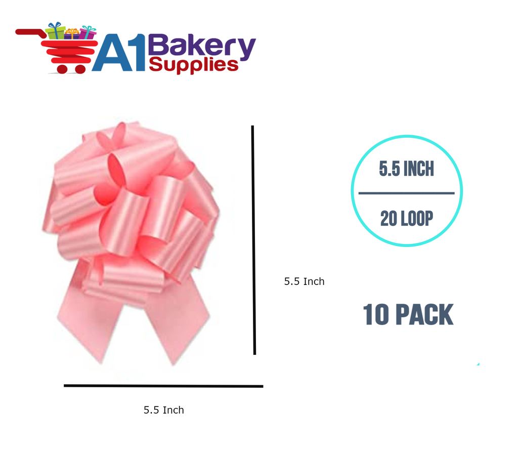 A1BakerySupplies 10 Pieces Pull Bow for Gift Wrapping Gift Bows