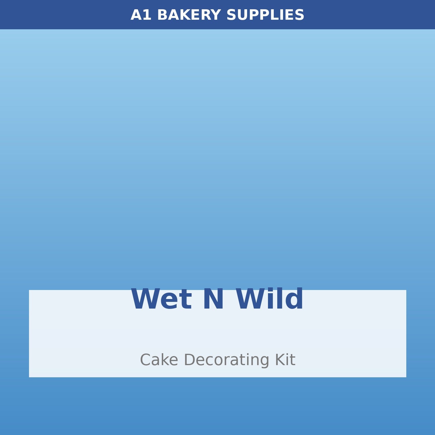 Wet N Wild cake decorating kit