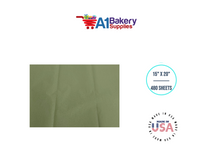 Sage  Tissue Paper Squares, Bulk 480 Sheets, Premium Gift Wrap and Art Supplies for Birthdays, Holidays, or Presents by A1BakerySupplies, Large 15 Inch x 20 Inch