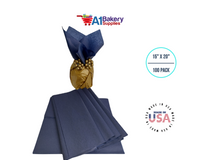 Navy Blue Tissue Paper 15 Inch x 20 Inch - 100 Sheets