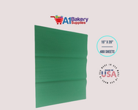 Festive Green Tissue Paper Squares, Bulk 480 Sheets, Premium Gift Wrap and Art Supplies for Birthdays, Holidays, or Presents by A1BakerySupplies, Large 15 Inch x 20 Inch