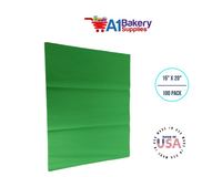Groovy Green  Tissue Paper Squares, Bulk 100 Sheets, Premium Gift Wrap and Art Supplies for Birthdays, Holidays, or Presents by A1BakerySupplies, Medium 15 Inch x 20 Inch
