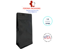 1 LB Black Tin Tie Bags 25 PCS Black Poly-Lined Reclosable Tin Tie Bags Without Window