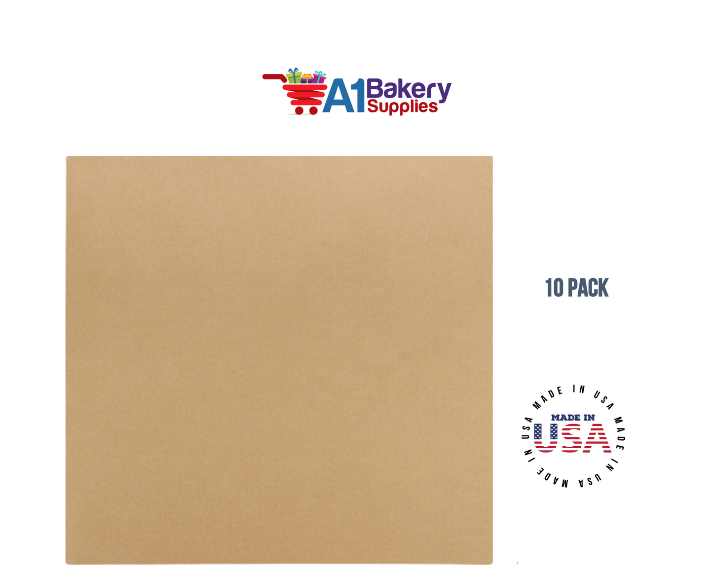 Deli Sandwich Wraps Basket Liners and Food Wrapping Liner Papers by A1 Bakery Supplies of 10 pack (Natural Kraft)