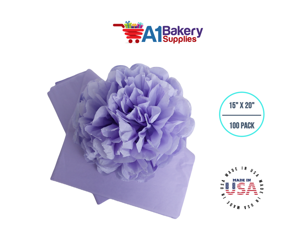 Purple Tissue Paper 15in x 20in - 100 Sheets