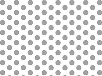 Silver Polka Dot Tissue Paper