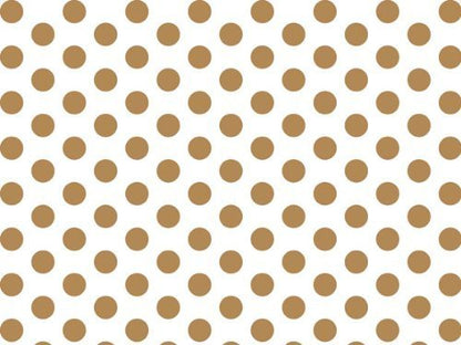 Gold Polka Dot Tissue Paper