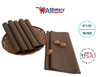 Chocolate Brown 15 Inch x 20 Inch - 100 Sheets