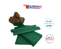 Holiday Green Wrap Tissue Paper 15 Inch X 20 Inch - 100 Sheets