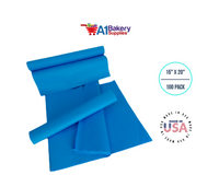Brilliant Blue Color Tissue Paper 15 Inch x 20 Inch - 100 Sheets