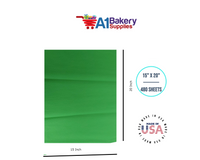 Groovy Green  Tissue Paper Squares, Bulk 480 Sheets, Premium Gift Wrap and Art Supplies for Birthdays, Holidays, or Presents by A1BakerySupplies, Large 15 Inch x 20 Inch
