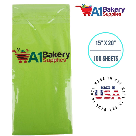 Bright Lime Tissue Paper