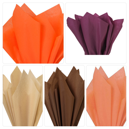 Fall Harvest Mix Tissue Paper — 5 Color Mix