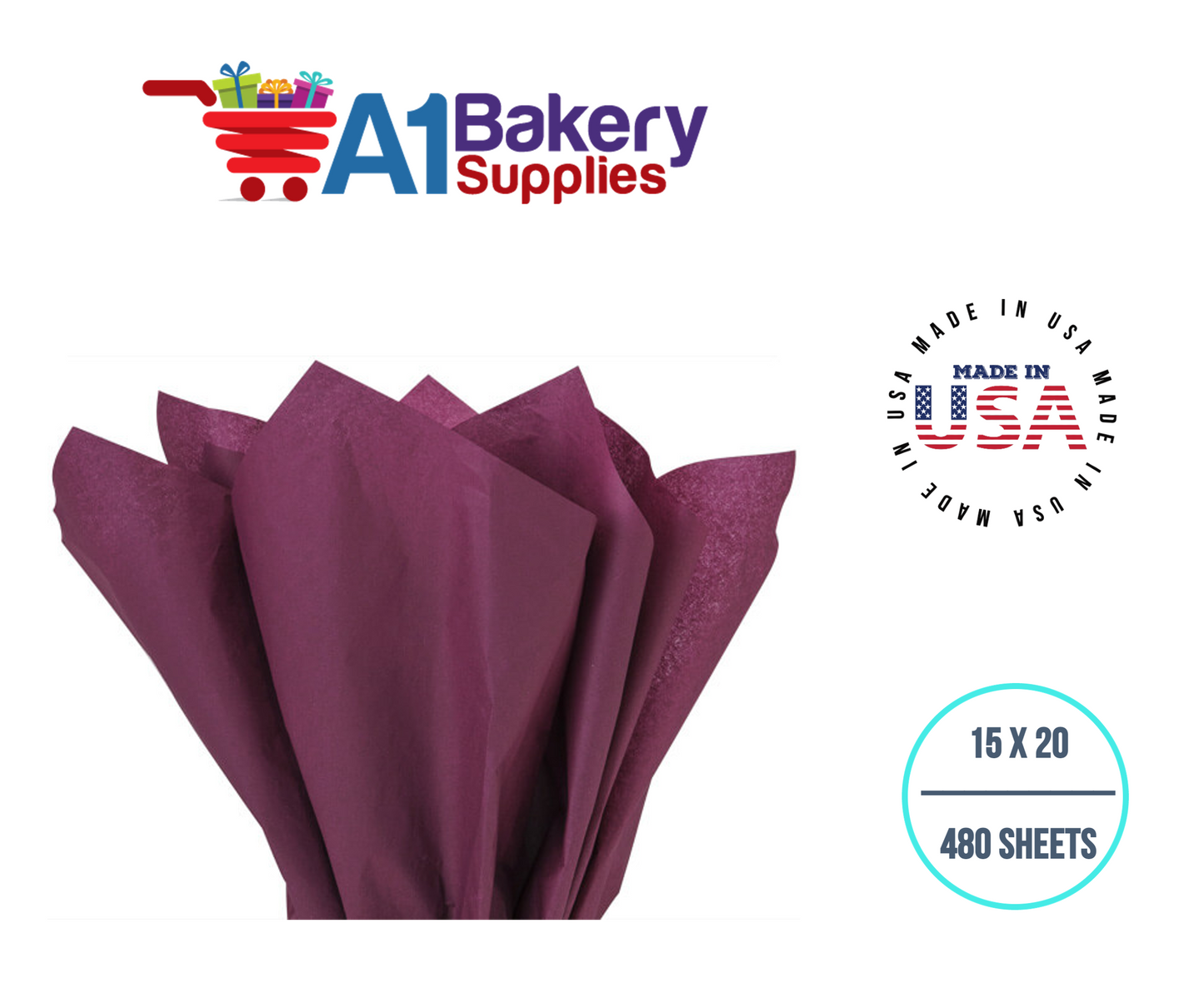 Burgundy Tissue Paper