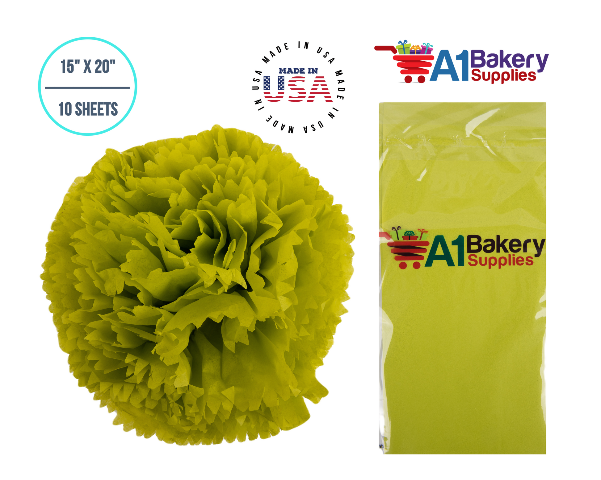 Citrus Green Tissue Paper
