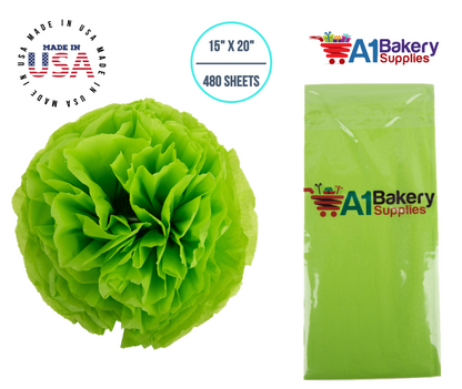 Bright Lime Tissue Paper