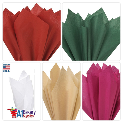 Holiday Christmas Mix Tissue Paper — 5 Color Mix