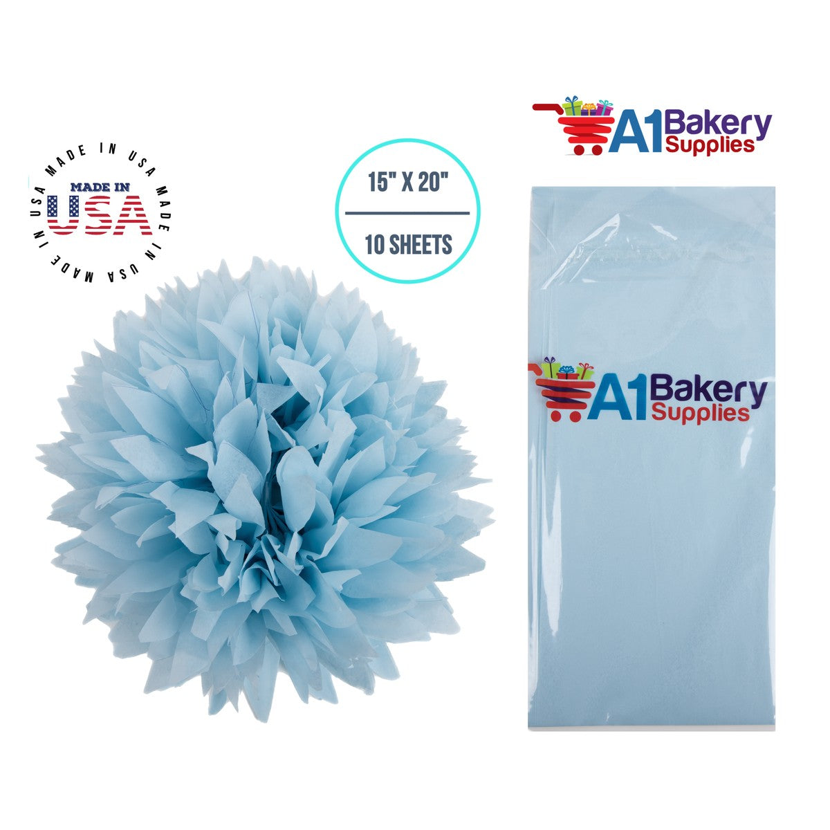 Light Blue Tissue Paper
