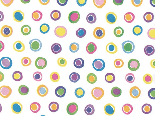 Rainbow Polka Dot Tissue Paper 20x30 Inch