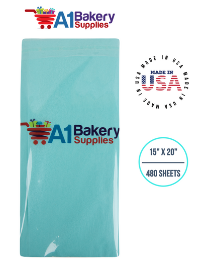 Aqua Blue Tissue Paper