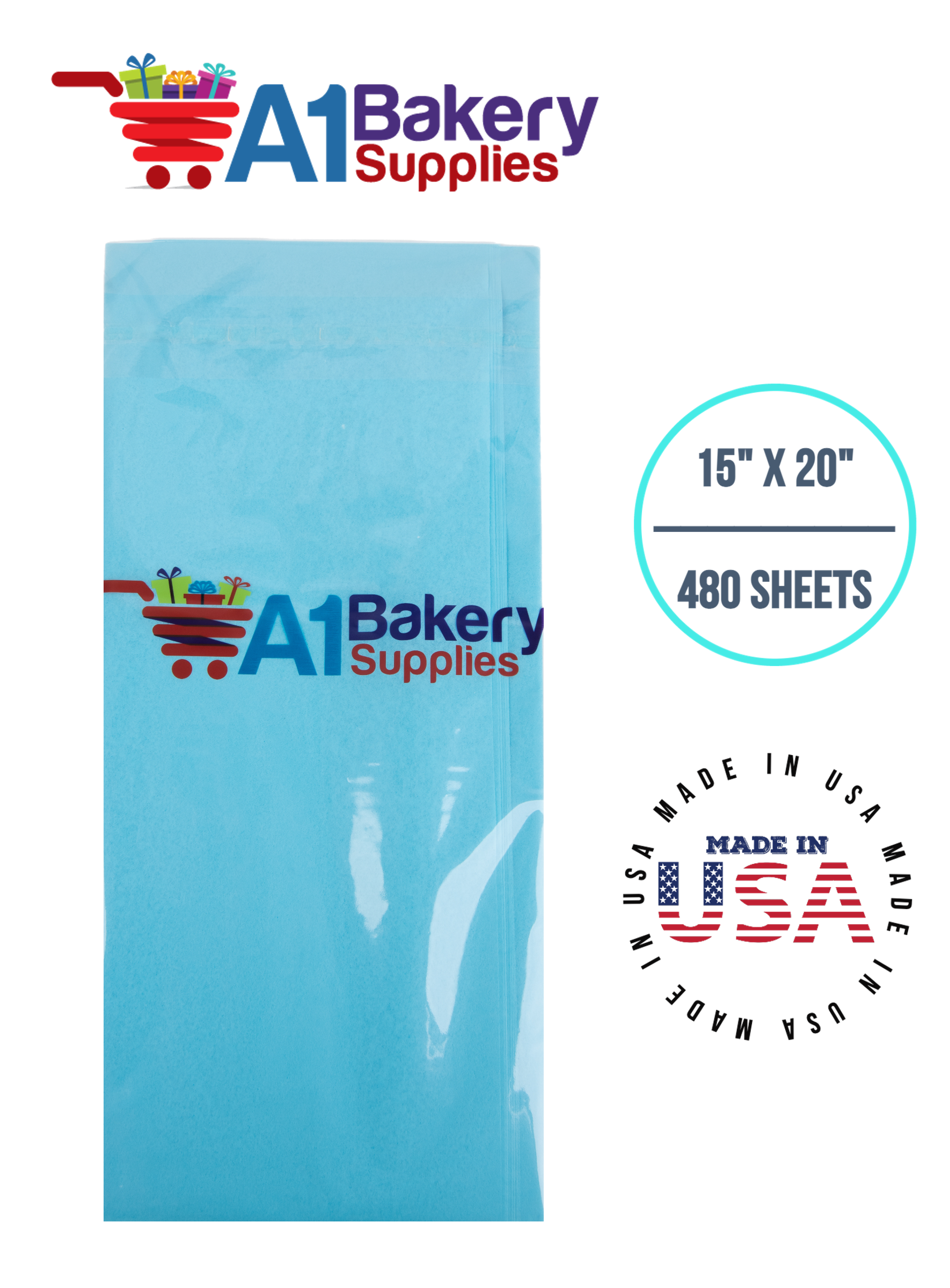 Oxford Blue Tissue Paper