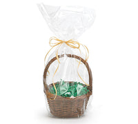 Basket Size 1.2 MIL BOPP Cellophane Gift Bags Bags for Gift Packing 12 x 24  Inch