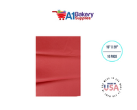 Red Tissue Paper Squares, Bulk 10 Sheets, Premium Gift Wrap and Art Supplies for Birthdays, Holidays, or Presents by A1BakerySupplies, Large 15 Inch x 20 Inch