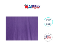 Purple Tissue Paper Squares, Bulk 10 Sheets, Premium Gift Wrap and Art Supplies for Birthdays, Holidays, or Presents by A1BakerySupplies, Large 15 Inch x 20 Inch