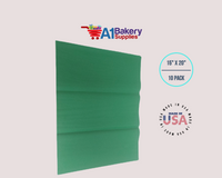 Festive Gren Tissue Paper Squares, Bulk 10 Sheets, Premium Gift Wrap and Art Supplies for Birthdays, Holidays, or Presents by A1BakerySupplies, Large 15 Inch x 20 Inch