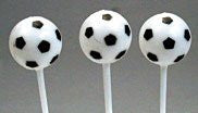 24 Count Cup Cake Topper Cup Cake Picks Soccer Ball
