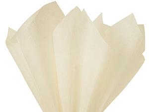 Soft Ivory Birch Gift wrap Tissue Paper 15 Inch x 20 Inch - 100 Sheets