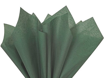 Dark Green Quality Gift Wrap Tissue Paper - Premium Quality Paper Made in USA 15 Inch x 20 Inch - 100 Sheets