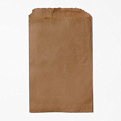 Kraft Flat Merchandise Bags, Medium, 500 Pack - 10"x13"
