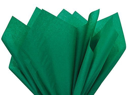 Dark Green Tissue Paper 20 Inch x 30 Inch 48 Sheets