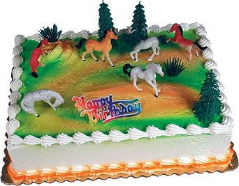 Horse Zoo Cake Decoration Kit Cake Decorating Kit CupCake Decorating Kit Sports Toys