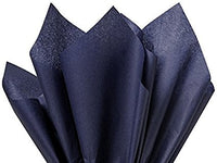 Dark Navy Blue Color Tissue Paper 15 Inch x 20 Inch - 480 Sheets