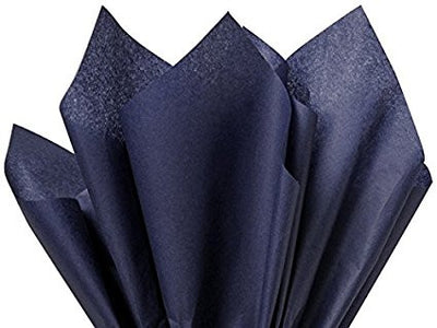 Dark Navy Blue Color Tissue Papar 15 Inch x 20 Inch - 100 Sheets