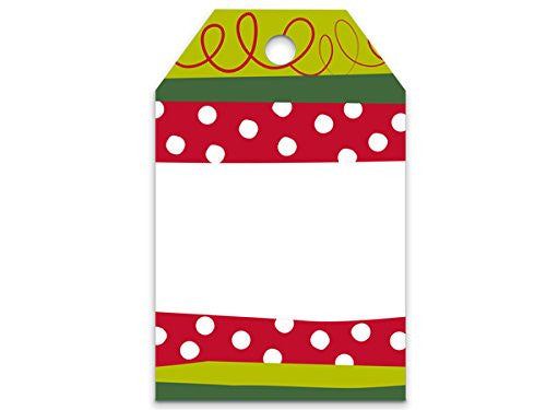 Gift Wrap Gift Package Tags Price Tags - Christmas Stripes