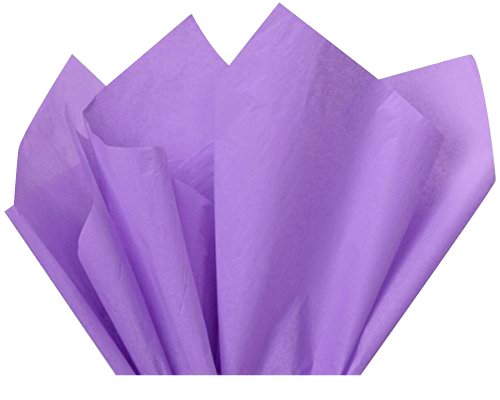 Soft Lavender Purple Bulk Tissue Paper 20 Inch x 30 Inch - 48 Sheets