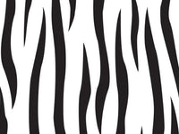 Zebra stripes Printed Cellophane Bags 4 In X 2 In X 9 In