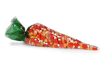 Cone Shaped Treat & Favor Bags Green Top Polypropylene Clear Cellophane Green Top  6 Inch X 12 Inch - 100 Bags