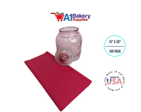 Cranberry Color Tissue Paper 15 Inch x 20 Inch - 100 Sheets