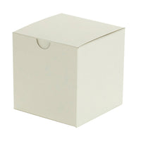 Premier Retail Packaging 10 Count White Gloss Gift Box, 4 x 4 x 4"