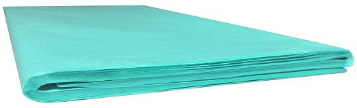 AQUA BLUE Color Tissue Paper 15 Inch x 20 Inch - 480 Sheets
