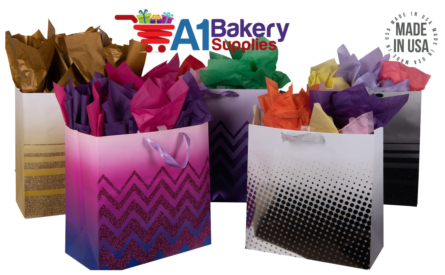 Solid Craft Tissue Paper Squares, Bulk480 Sheets, Premium Gift Wrap and Art Supplies for Birthdays, Holidays, or Presents by A1BakerySupplies, Large 15 Inch x 20 Inch