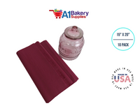 Burgundy Tissue Paper Squares, Bulk 10 Sheets, Premium Gift Wrap and Art Supplies for Birthdays, Holidays, or Presents by A1BakerySupplies, Large 15 Inch x 20 Inch